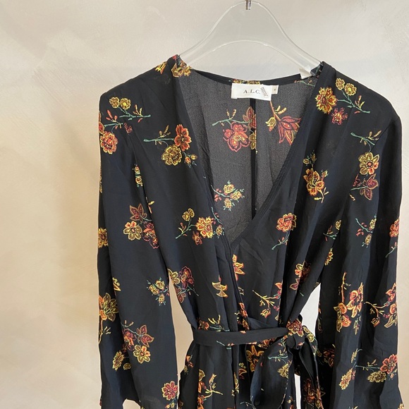 A.L.C Silk Wrap Dress - Picture 5 of 5